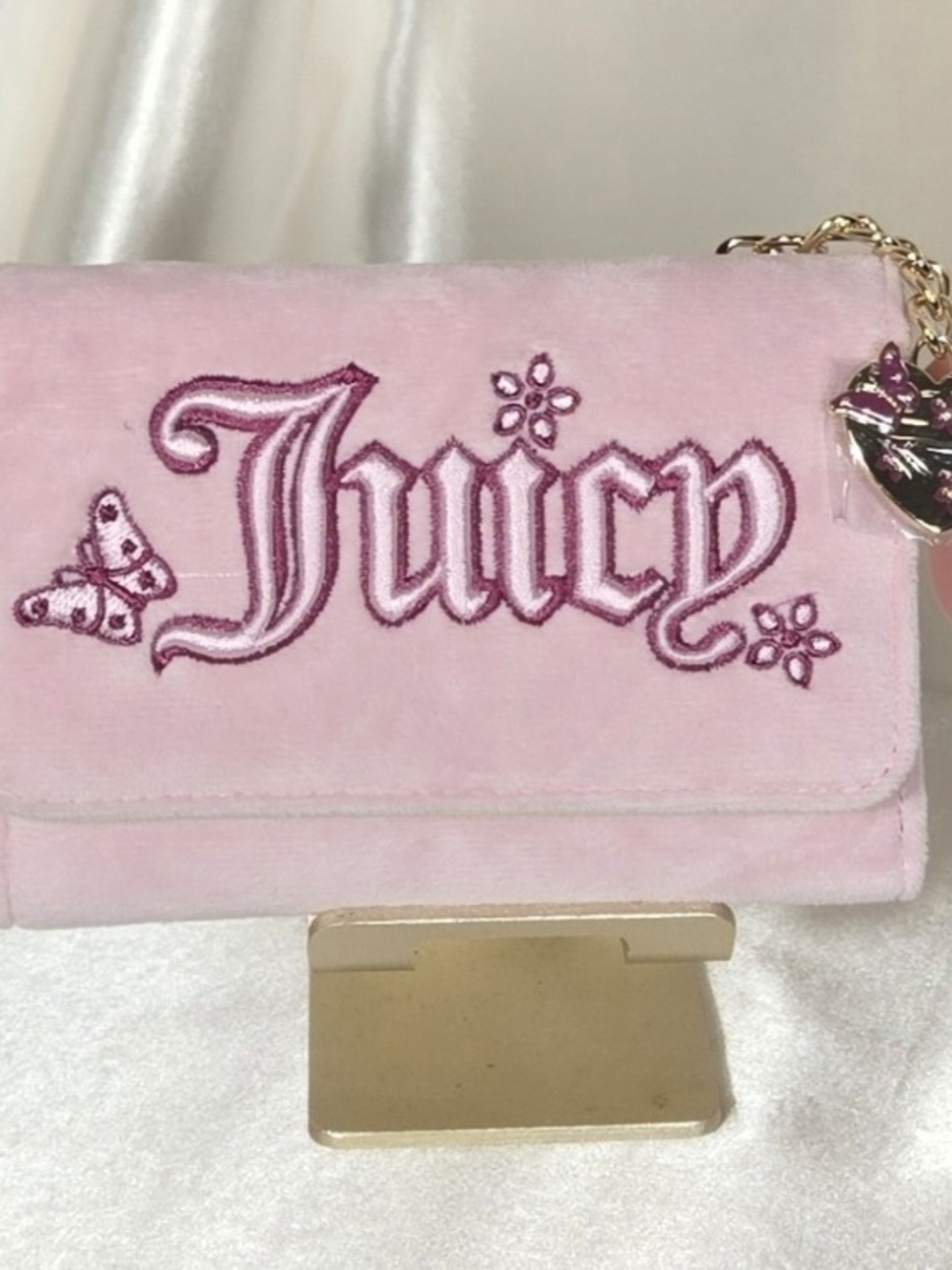Juicy in the Sky Wallet- Flamingo